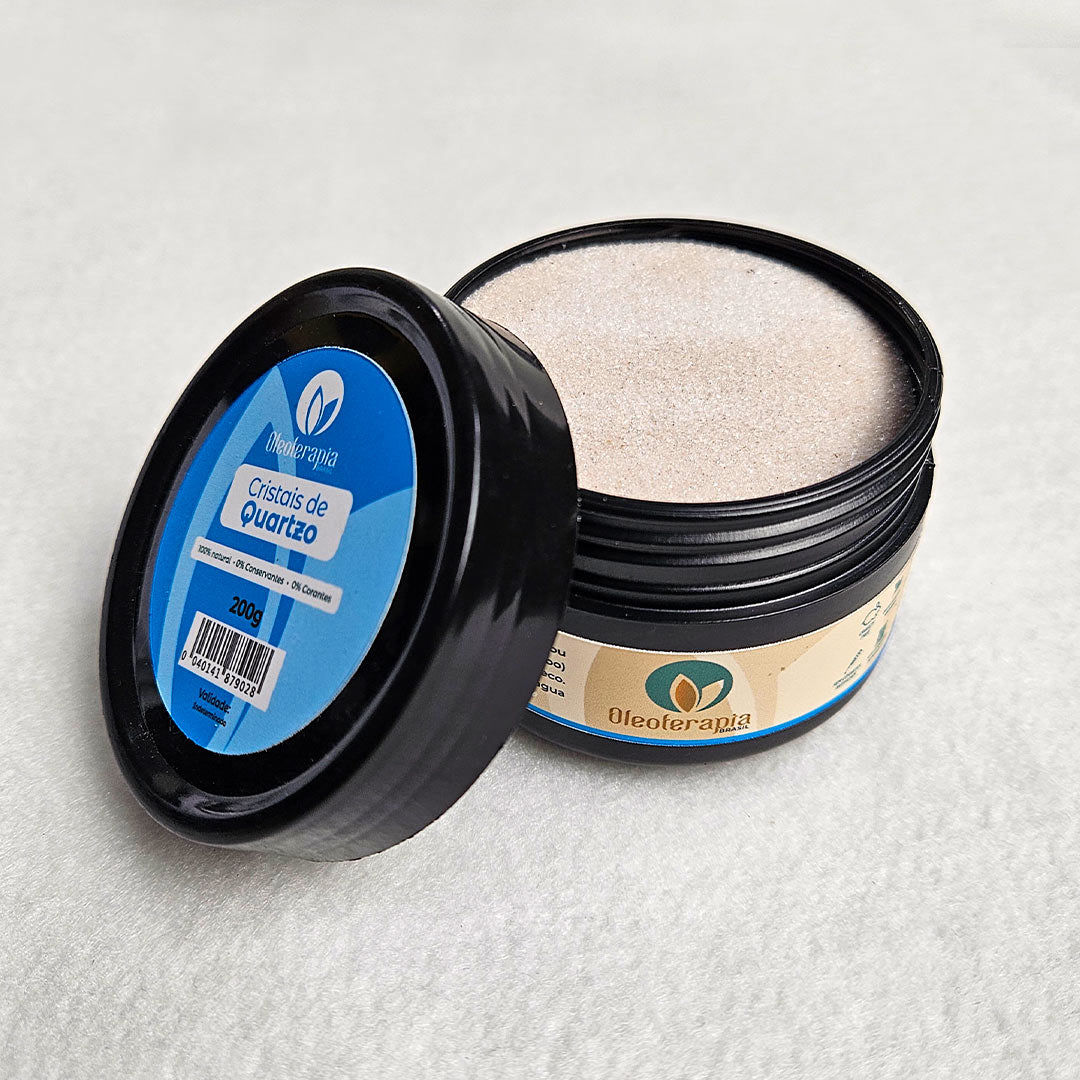 Cristais de Quartzo - Esfoliante facial, corporal e capilar - 200g