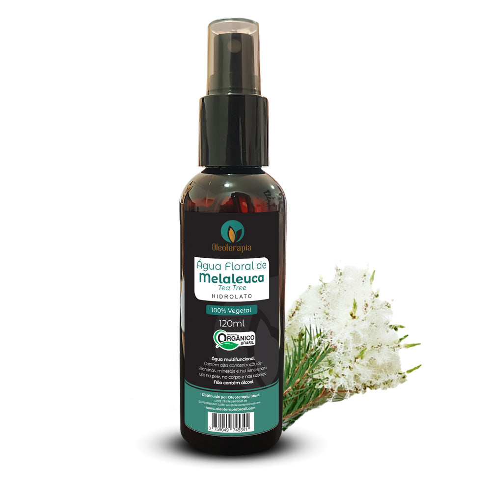Água Floral de Melaleuca (tea tree) - Hidrolato 100% Orgânico