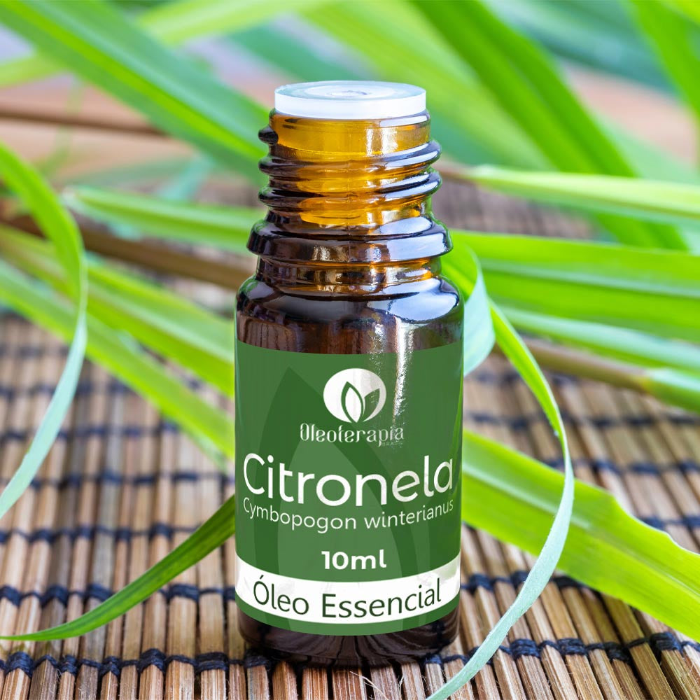 Óleo essencial de Citronela 100% puro e natural