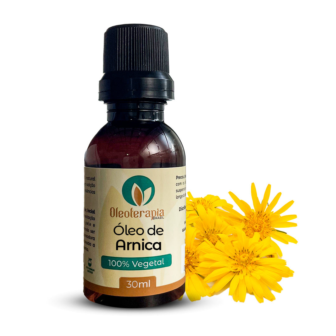 Óleo de Arnica - 100% natural uso capilar e corporal