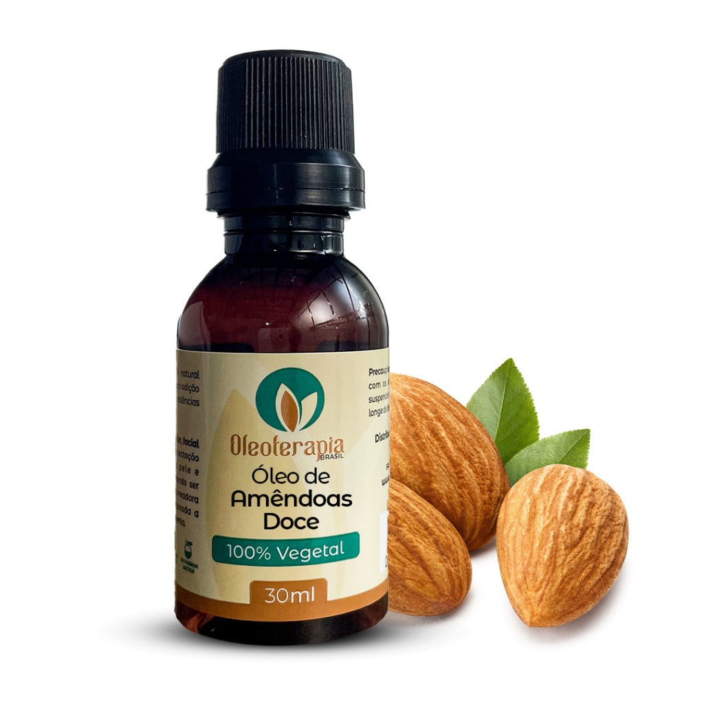 Óleo de Amêndoas Doce - 100% natural uso capilar e corporal