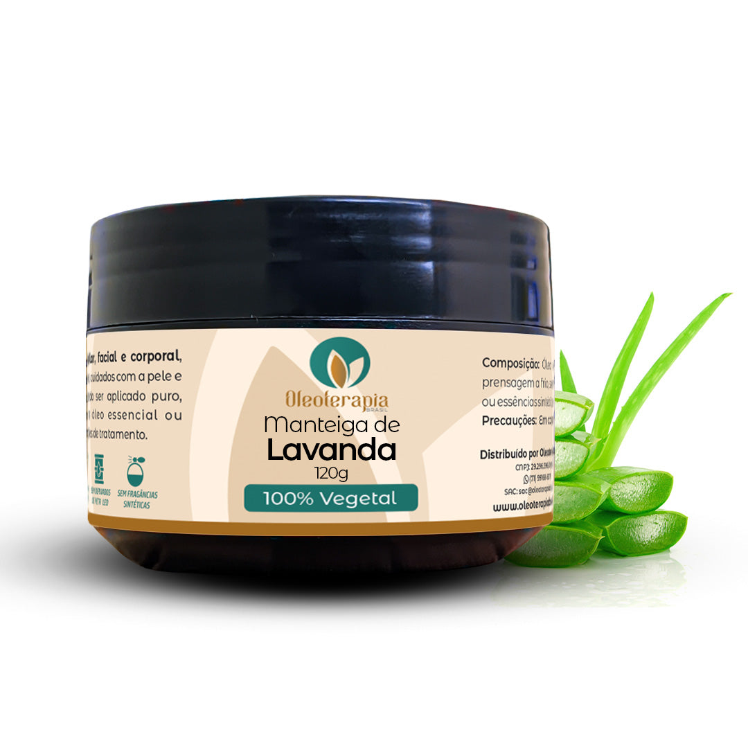Manteiga de Aloe Vera (babosa) 100% vegetal - uso capilar e corporal