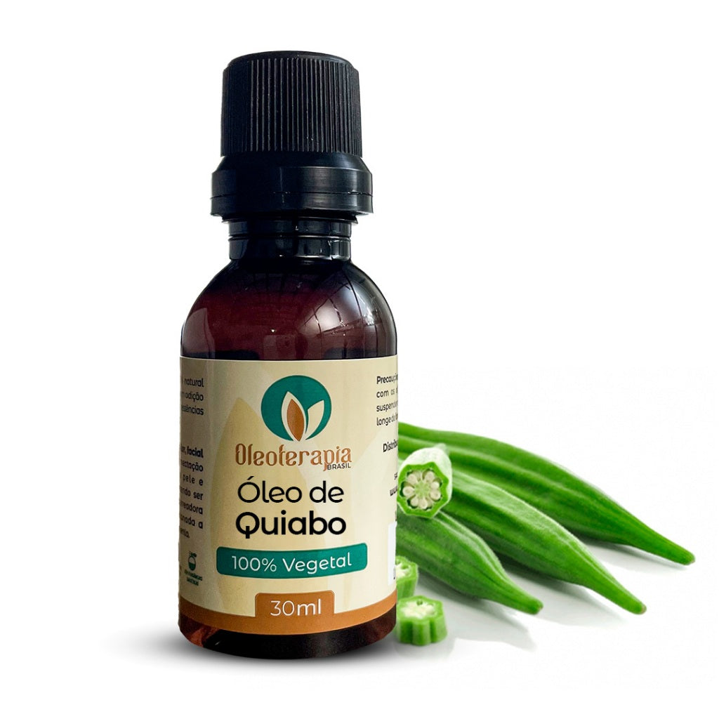 Óleo de Quiabo - 100% natural uso capilar e corporal