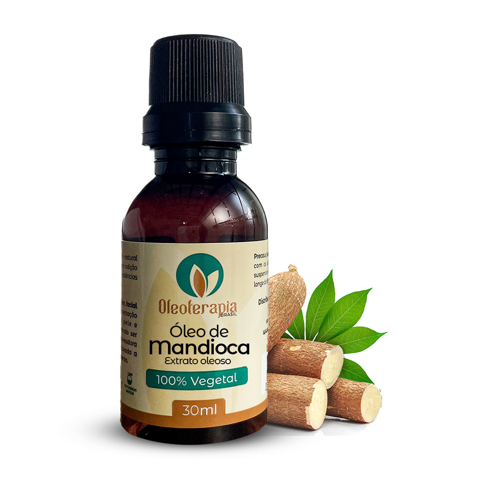 Óleo de Mandioca - Extrato Oleoso 100% natural uso capilar e corporal