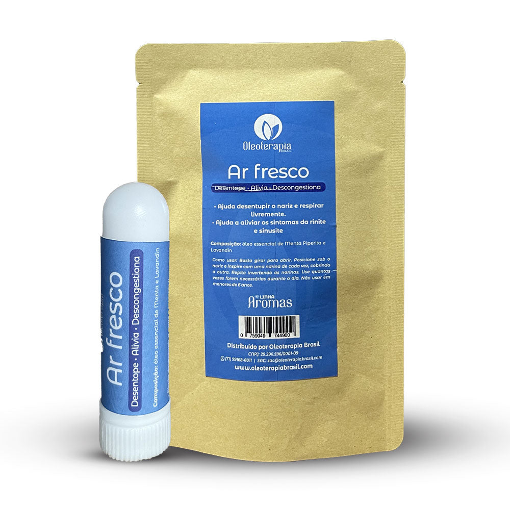 Ar fresco - Inalador aromático 100% natural