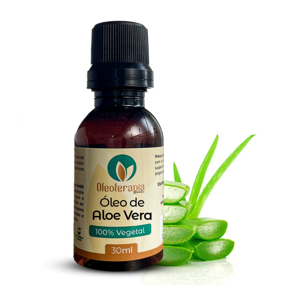 Óleo de Aloe Vera (babosa)- 100% natural uso capilar e corporal