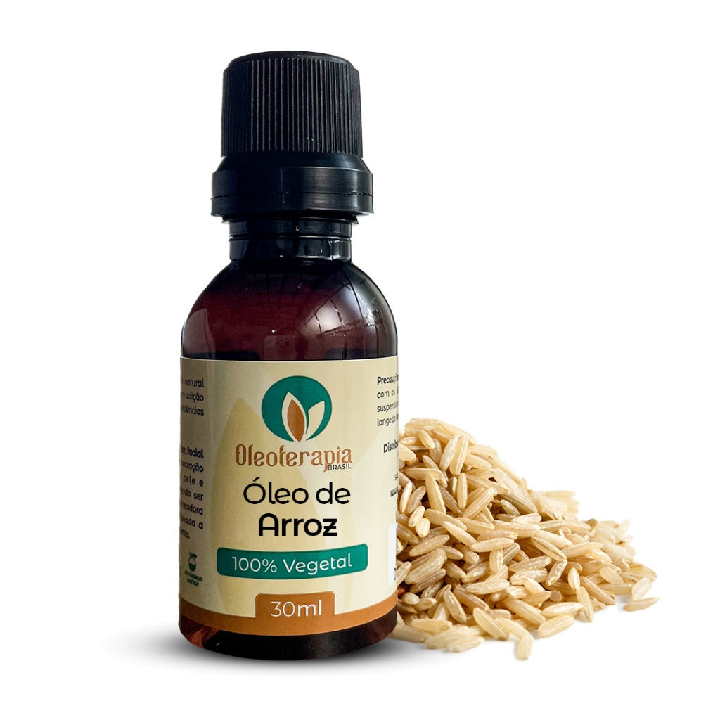 Óleo de Arroz - 100% natural uso capilar e corporal