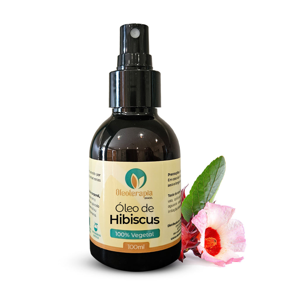 Óleo de Hibisco - 100% natural uso capilar e corporal