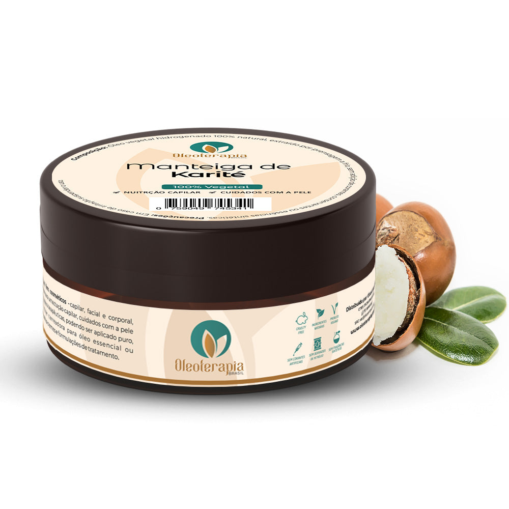 Manteiga de Karité 100% vegetal - uso capilar e corporal
