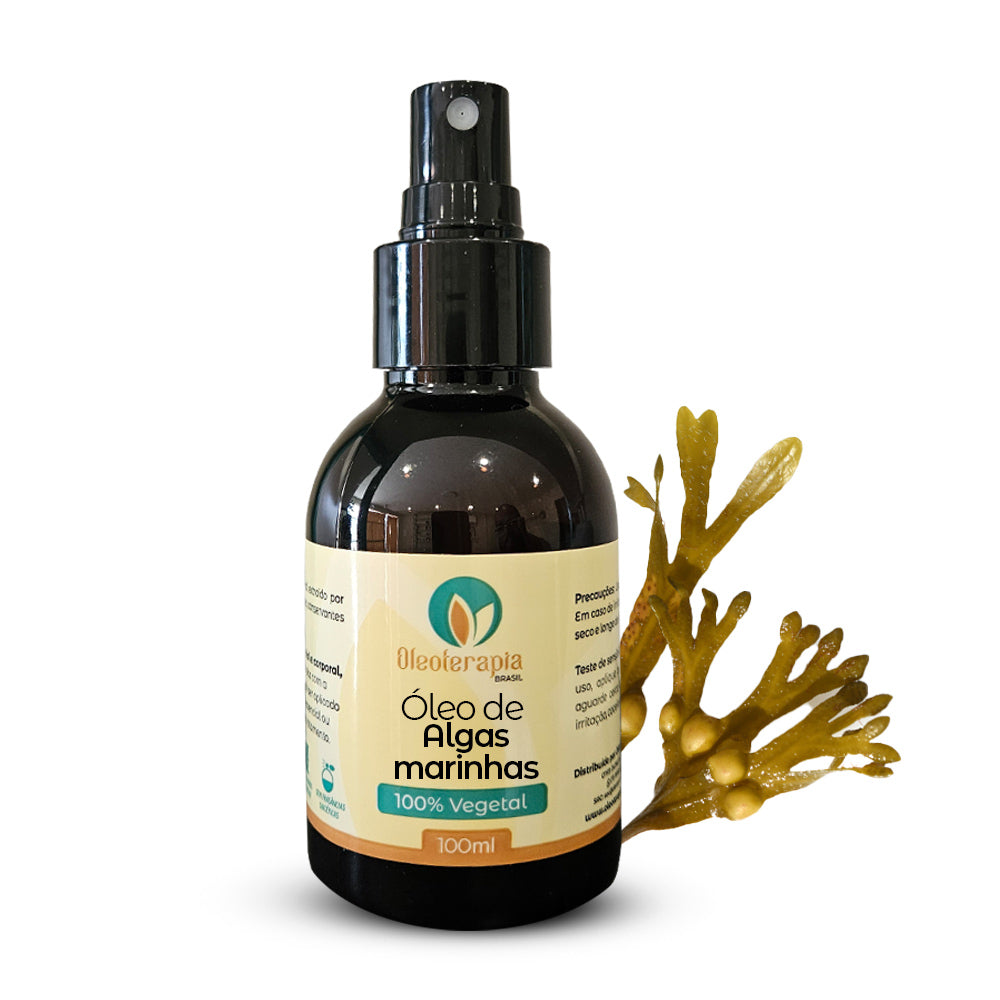 Óleo de Algas Marinhas - 100% vegetal uso capilar e corporal