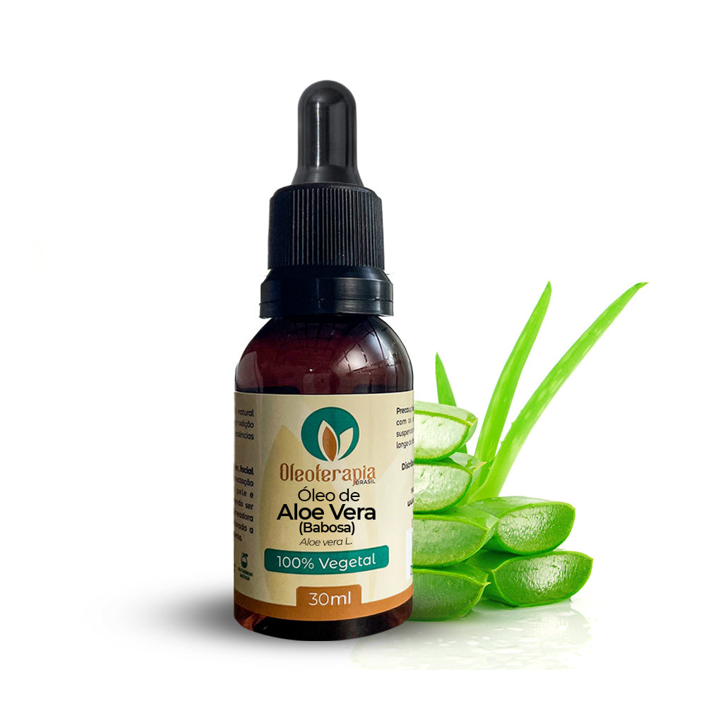 Óleo de Aloe Vera (babosa)- 100% natural uso capilar e corporal