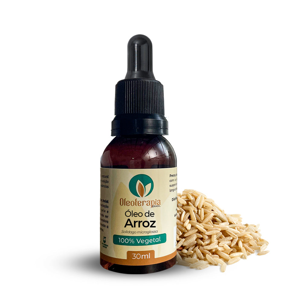 Óleo de Arroz - 100% natural uso capilar e corporal