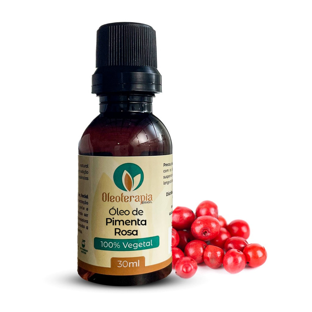 Óleo de Pimenta Rosa - 100% natural uso capilar e corporal
