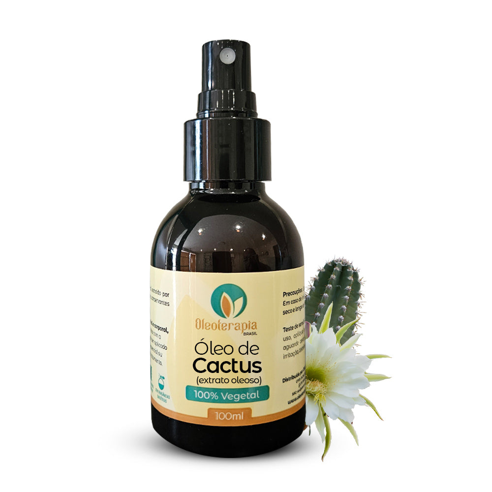 Óleo de Cactus - Extrato oleoso 100% natural uso capilar e corporal