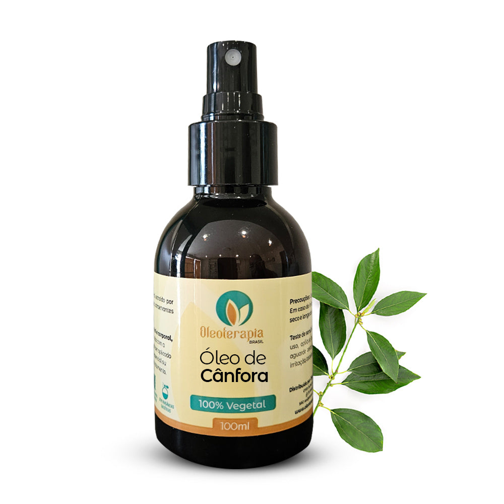 Óleo de Cânfora - 100% natural uso capilar e corporal