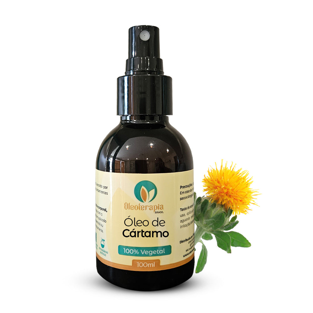 Óleo de Cártamo - 100% natural uso capilar e corporal