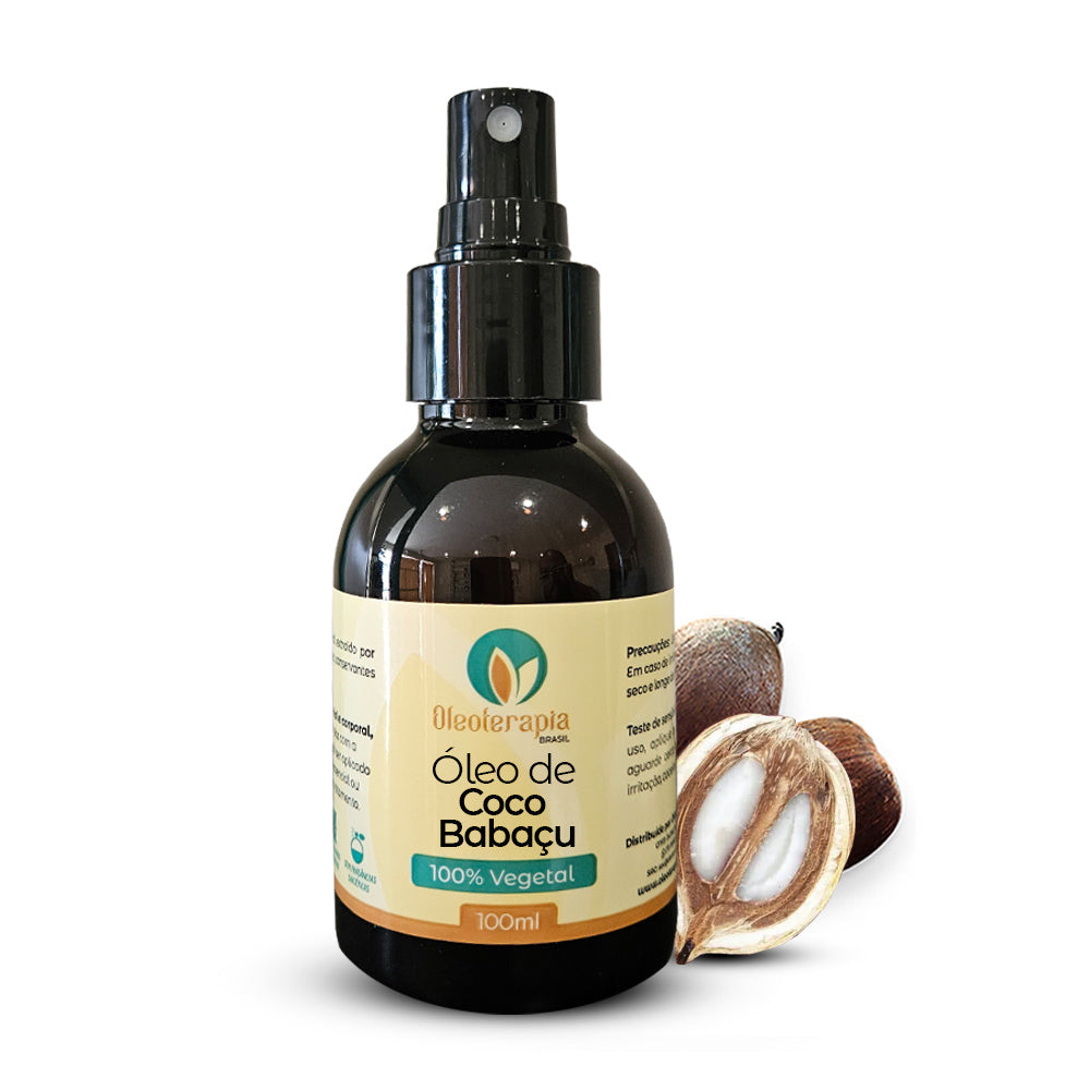Óleo de Coco Babaçu Puro - 100% natural uso capilar e corporal
