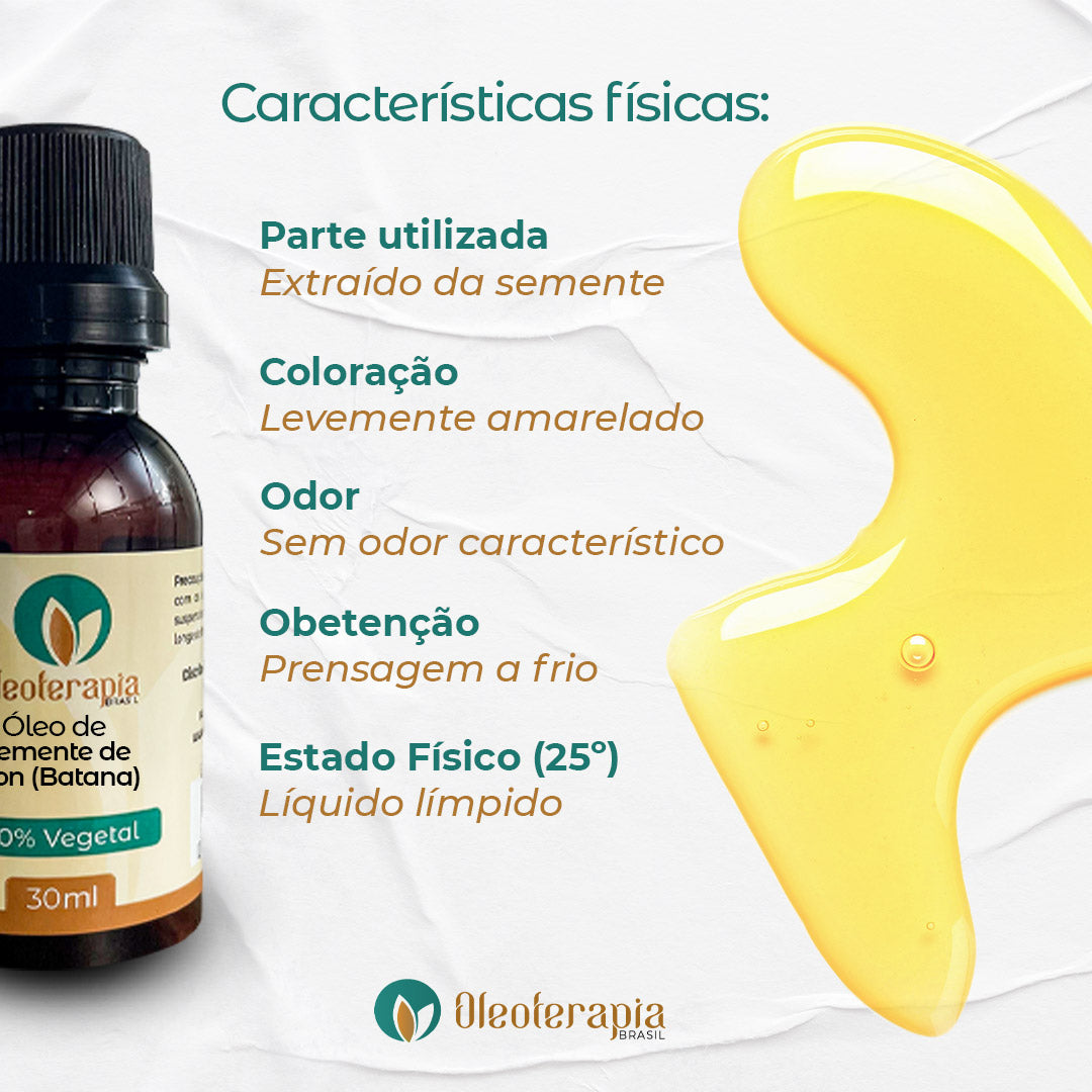 Óleo de Semente de Ojon (Batana) - 100% natural uso capilar e corporal