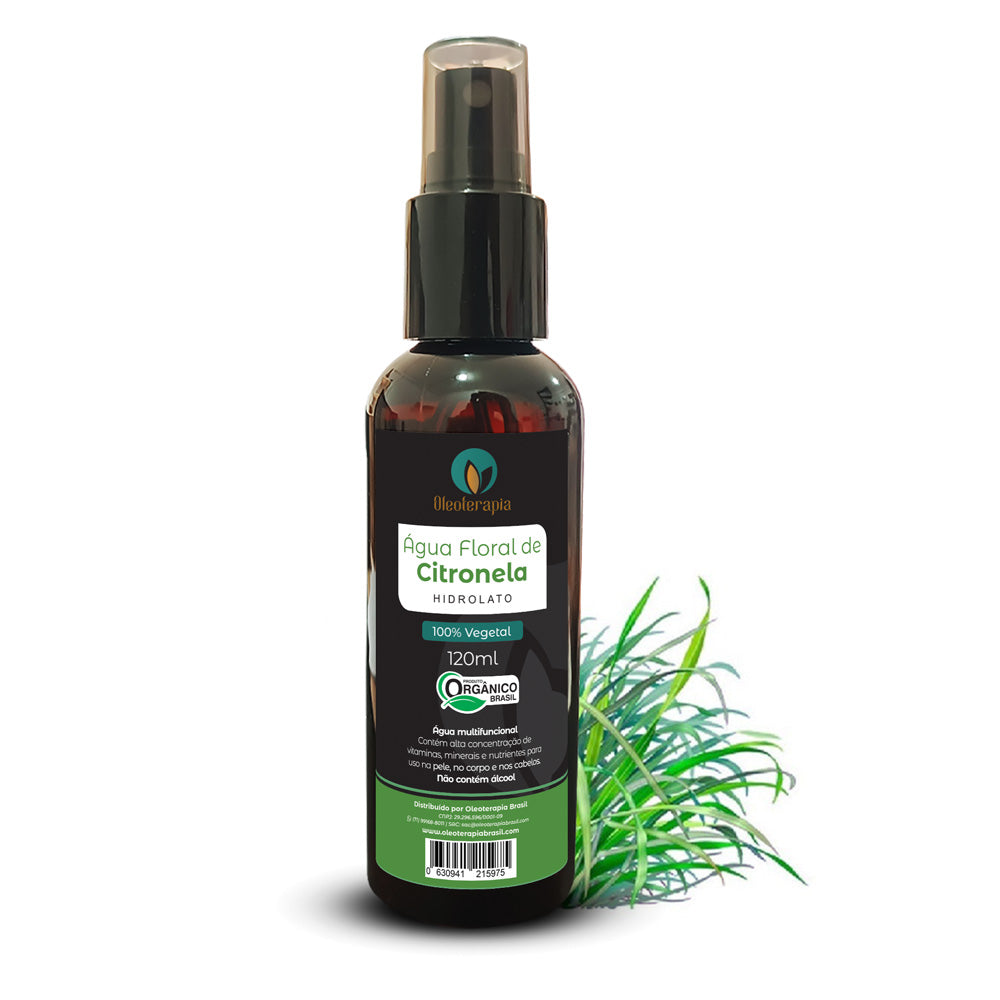 Água Floral De Citronela (hidrolato 100% Orgânico)