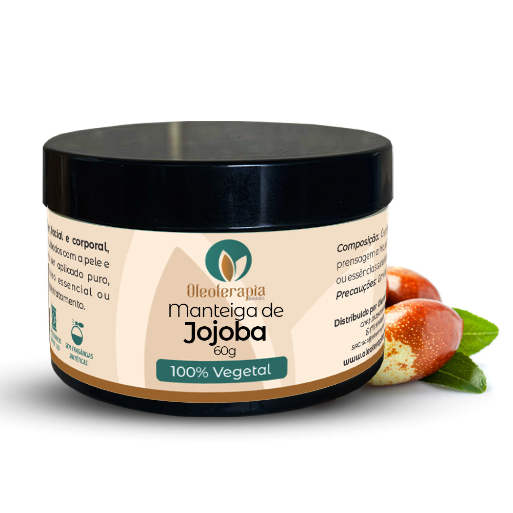 Manteiga de Jojoba 100% vegetal - uso capilar e corporal