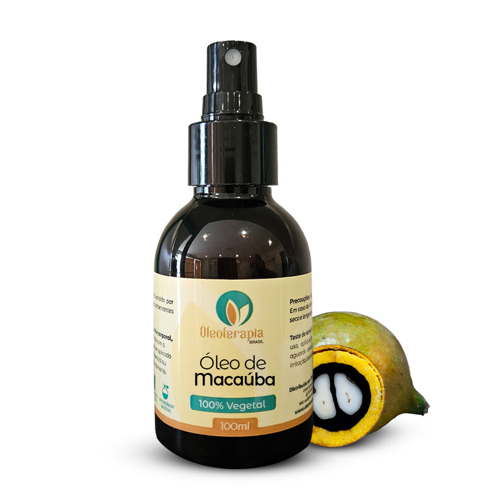 Óleo de Macaúba Puro - 100% natural uso capilar e corporal