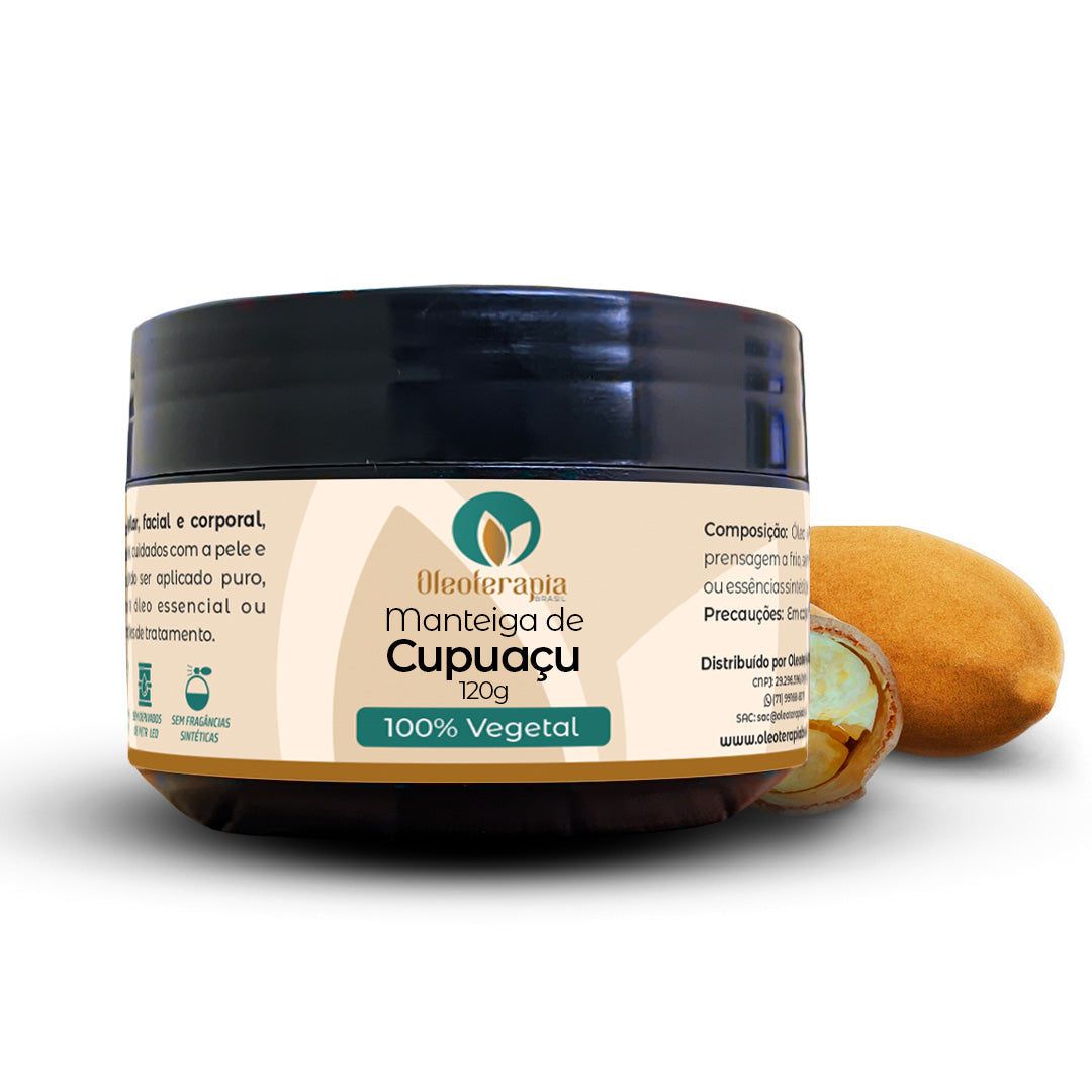 Manteiga de Cupuaçu 100% vegetal - uso capilar e corporal