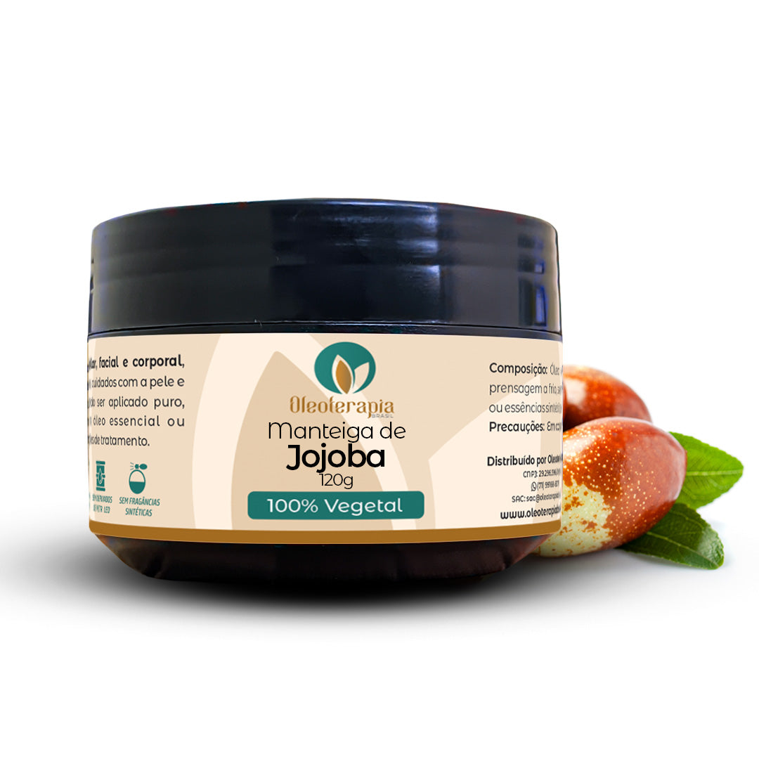Manteiga de Jojoba 100% vegetal - uso capilar e corporal