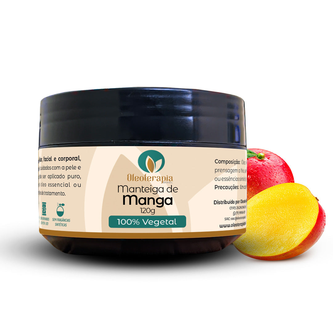 Manteiga de Manga 100% vegetal - uso capilar e corporal