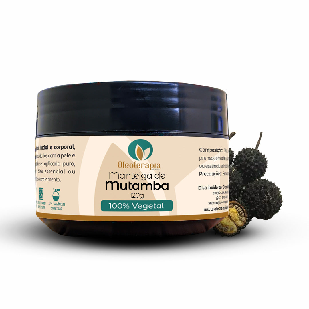 Manteiga de Mutamba 100% vegetal - uso capilar e corporal