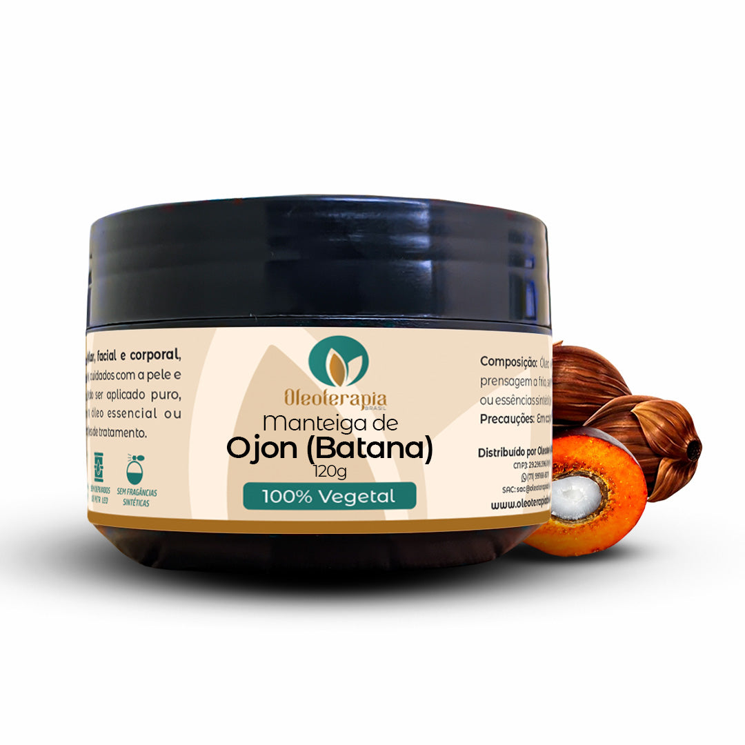 Manteiga de Ojon (Batana)100% vegetal - uso capilar e corporal