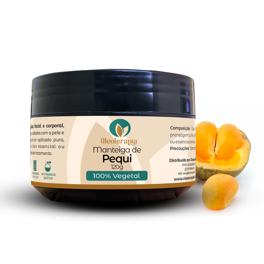 Manteiga de Pequi 100% vegetal - uso capilar e corporal