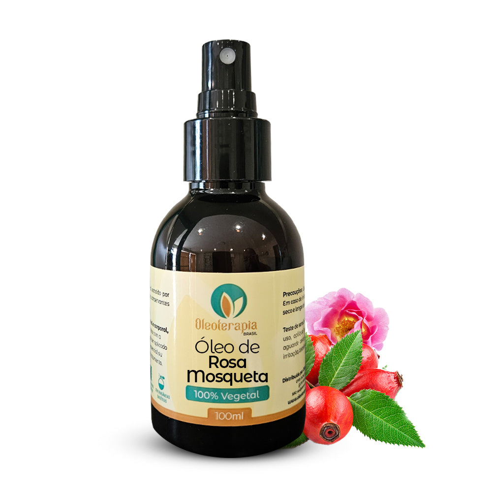 Óleo de Rosa Mosqueta - 100% natural uso capilar e corporal