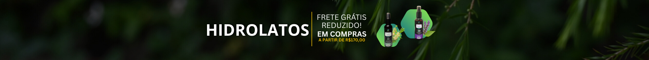 Água Floral (Hidrolatos)