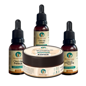 Kit Cabelos Crespos 100% Natural – Nutrição, Hidratação e Força (Tipos 4A, 4B, 4C)