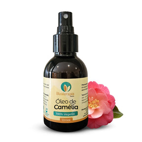 Óleo de Camélia Puro - 100% natural uso capilar e corporal