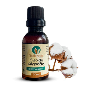 Óleo de Algodão Puro - 100% natural uso capilar e corporal