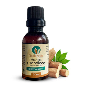 Óleo de Madioca Puro - Extrato Oleoso 100% natural uso capilar e corporal