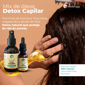 Mix Detox Capilar 100% Natural - Umectação e cuidados capilares