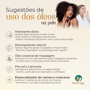 Óleo de Rosa Mosqueta - 100% natural uso capilar e corporal