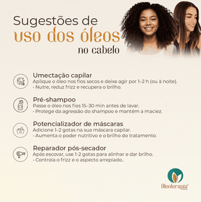 Kit Óleos vegetais de Amla e Ojon - 100% natural - Cabelo e Pele