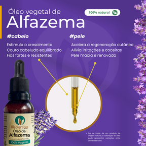 Óleo de Alfazema - 100% vegetal uso capilar e corporal