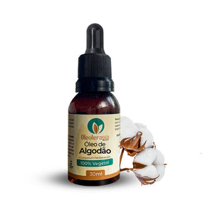 Óleo de Algodão - 100% vegetal uso capilar e corporal