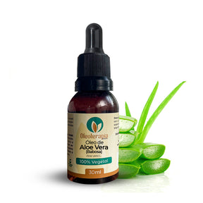 Óleo de Aloe Vera (babosa)- 100% natural uso capilar e corporal