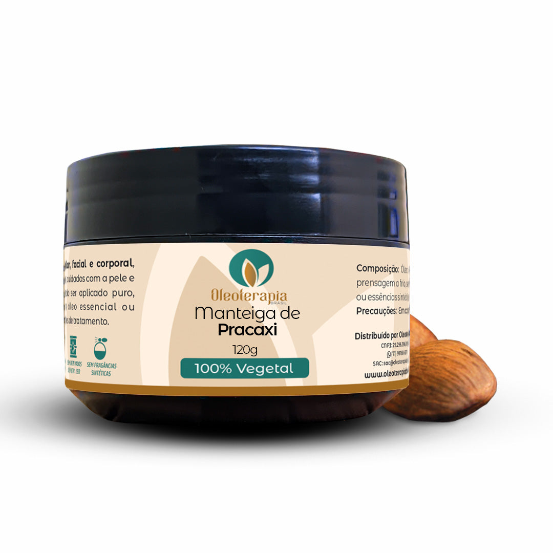 Manteiga de Pracaxi 100% vegetal - uso capilar e corporal