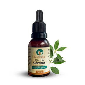 Óleo de Cânfora - 100% natural uso capilar e corporal