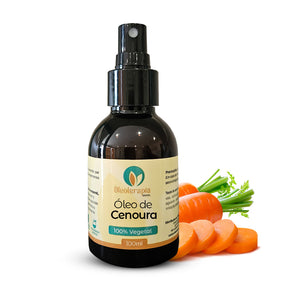 Óleo de Cenoura Puro - 100% natural uso capilar e corporal