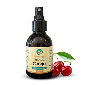 Óleo de Cereja Puro - 100% natural uso capilar e corporal