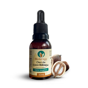 Óleo de Coco Babaçu - 100% natural uso capilar e corporal