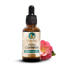 Óleo de Camélia Puro - 100% natural uso capilar e corporal