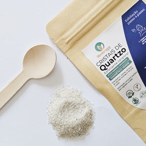 Cristais de Quartzo - Esfoliante Corporal - uso cosmético 100% natural